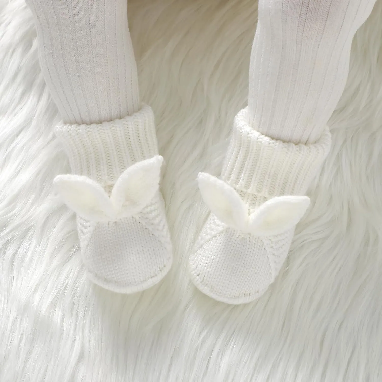 Baby Booties Newborn First Walkers Soft Knit Boots Warm Knitted Crib Shoes for Boy Girl Crochet Infant Sock