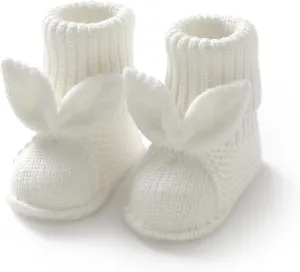 Baby Booties Newborn First Walkers Soft Knit Boots Warm Knitted Crib Shoes for Boy Girl Crochet Infant Sock