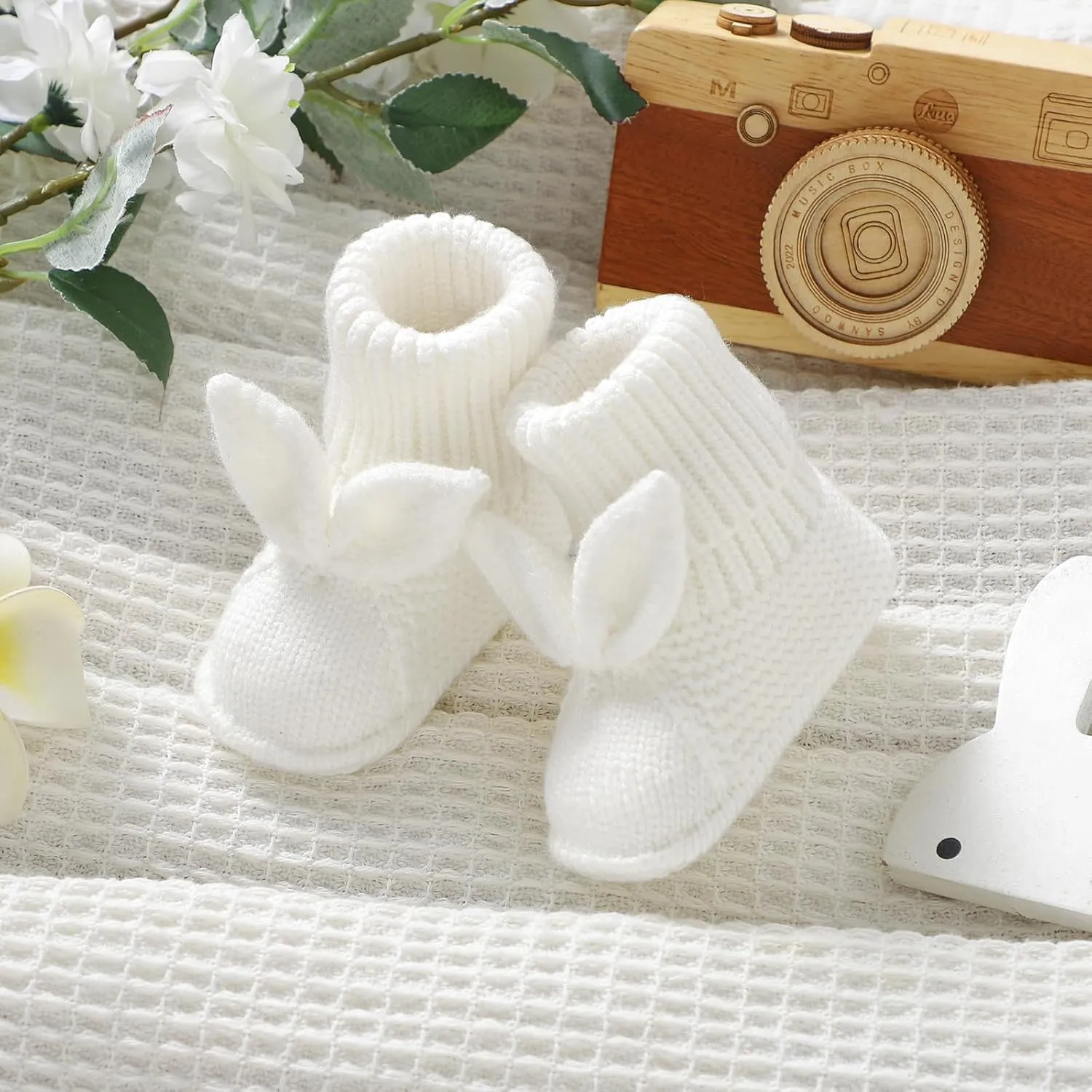 Baby Booties Newborn First Walkers Soft Knit Boots Warm Knitted Crib Shoes for Boy Girl Crochet Infant Sock