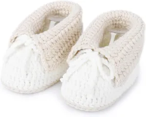Baby Booties Newborn Infant Shoes Hand Crochet Knit Cotton Soft Cozy Boots for Boy Girl