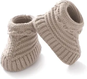 Baby Booties Newborn Warm Cozy Shoes Soft Hand Knit First Walkers for Infant Boy Girl