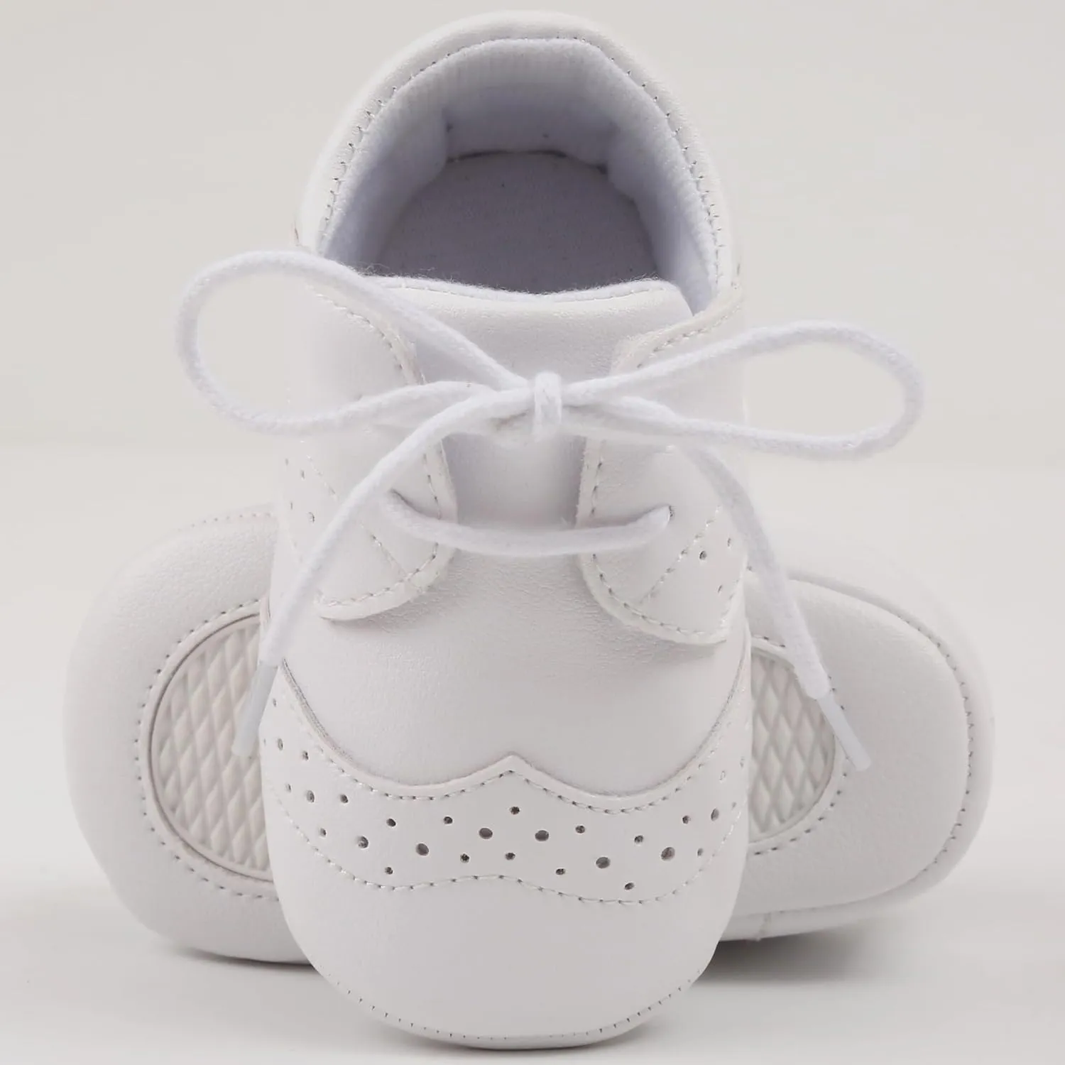 Baby Boys Girls Shoes Soft Sole Non-Slip PU Leather Baptism Christening Shoes Infant First Walker Shoes Toddler Crib Shoes Newborn Loafers Flats Shoes