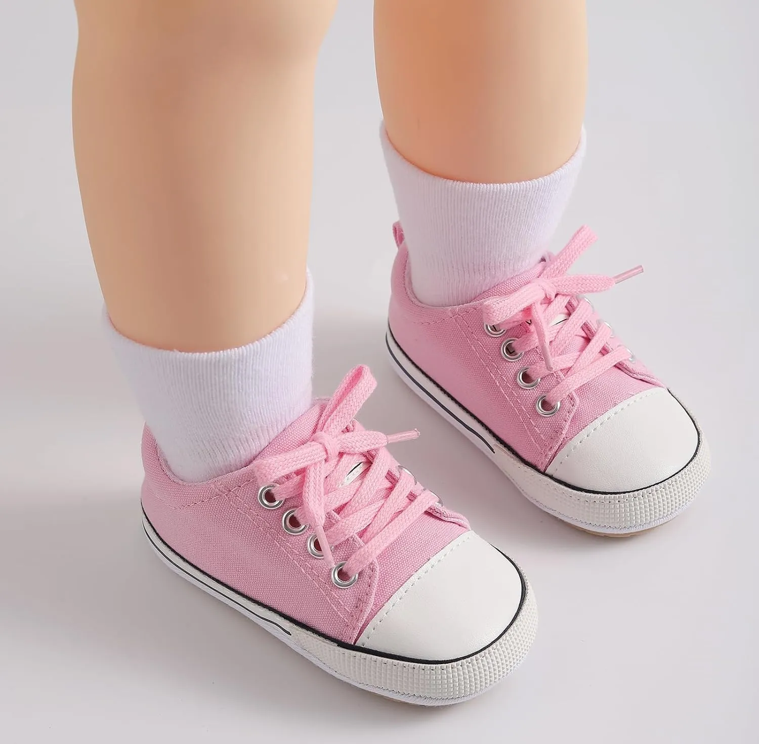 Baby Boys Girls Shoes Soft Sole Non-Slip PU Leather Baptism Christening Shoes Infant First Walker Shoes Toddler Crib Shoes Newborn Loafers Flats Shoes