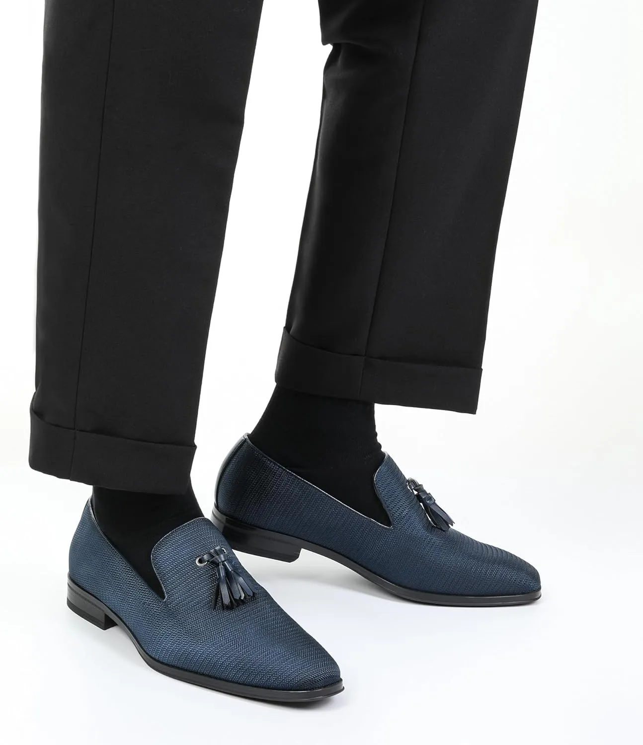 Bruno Marc Men's Loafers Dress Shoes Slip-on Formal Tassel Tuxedo Suit Shoes