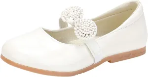 Children Shoes White Leather Shoes Bowknot Girls Princess Shoes Single Shoes Performance Shoes Girls Clothes Size 4