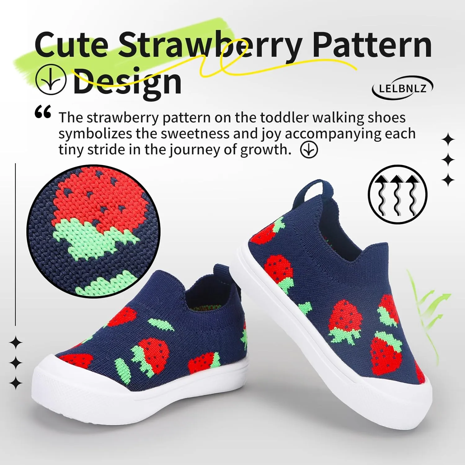 Cute Baby Shoes,Non-Skid Toddler Shoes,Soft Sole Baby Girl Shoes 6-24 Months, Lightweight Boys Shoes,Baby Walking Shoes,Toddler Boy Shoes,Breathable Infant Shoes,Toddler Sneakers for Babies