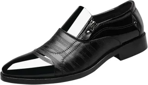 Dress Shoes for Men Comfortable Dressy Classical Style Men's Breathable Hollow Business Mens Oxfords Shoes Wide Leather