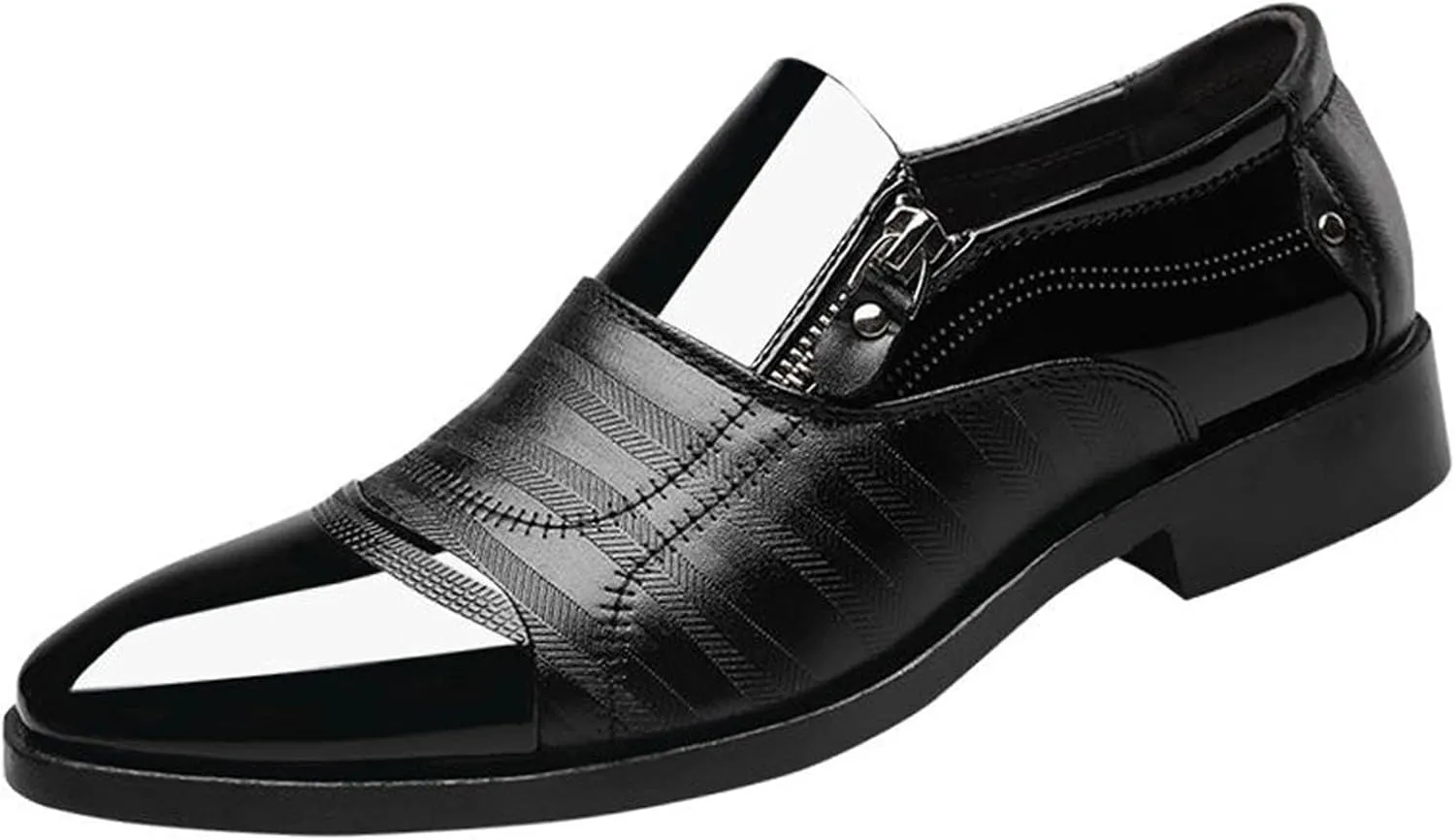 Dress Shoes for Men Comfortable Dressy Classical Style Men's Breathable Hollow Business Mens Oxfords Shoes Wide Leather