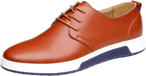 Dress Shoes Men Wide Width Shoes Solid Breathable Style Business Leather Color Seasons Men's Wear Four Formal Leisure Men's leather shoes Oxfords Shoes Men