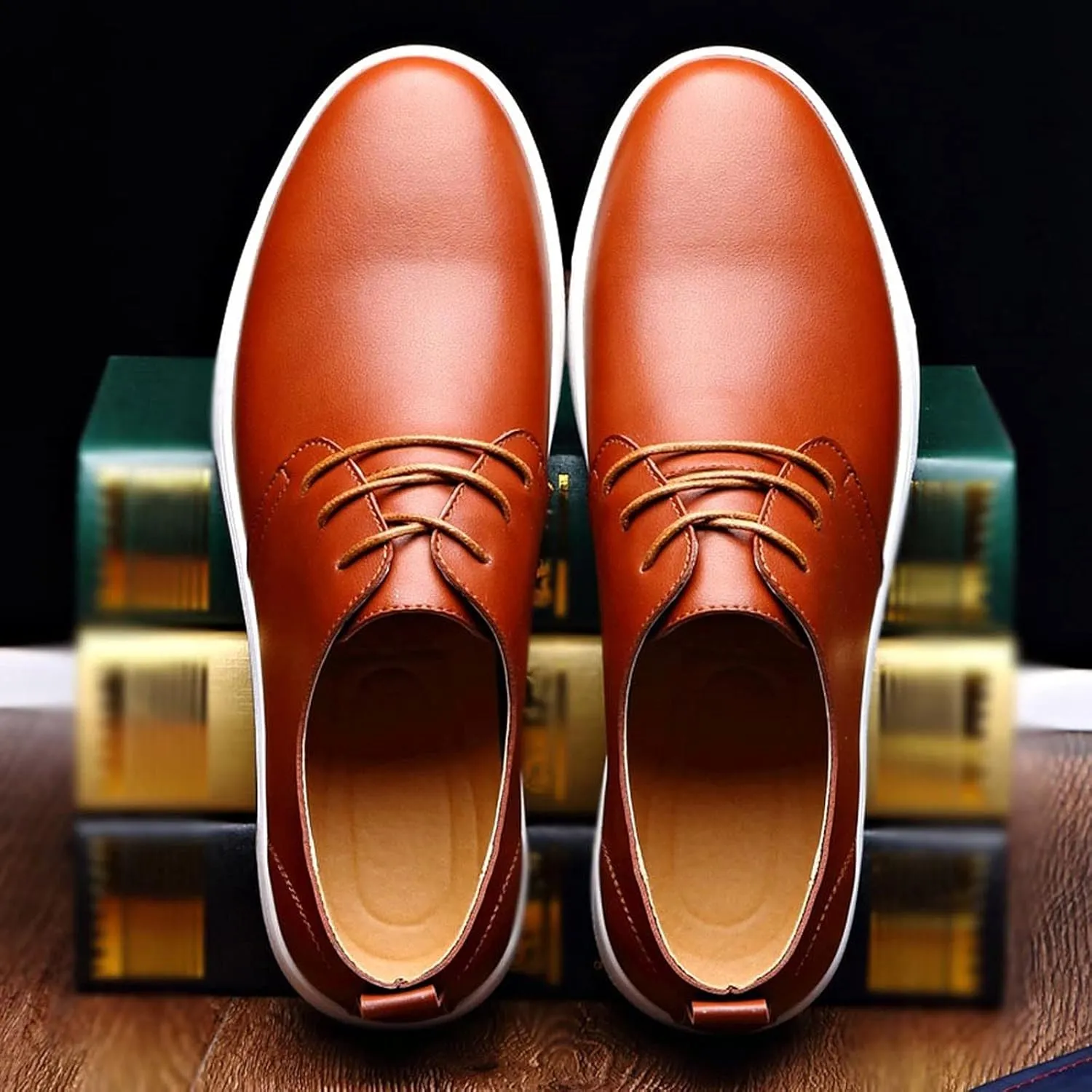 Dress Shoes Men Wide Width Shoes Solid Breathable Style Business Leather Color Seasons Men's Wear Four Formal Leisure Men's leather shoes Oxfords Shoes Men