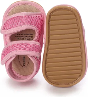 E-FAK Baby Boys Girls Summer Sandals Outdoor Beach Anti-Slip Rubber Soft Sole Newborn Toddler First Walker Shoes