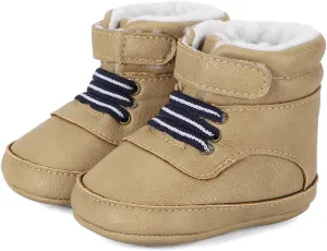 ESTAMICO Infant Baby Bowknot Knitted Warm Winter Snow Boots