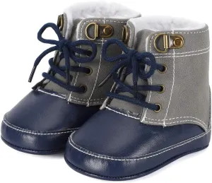 ESTAMICO Infant Baby Bowknot Knitted Warm Winter Snow Boots