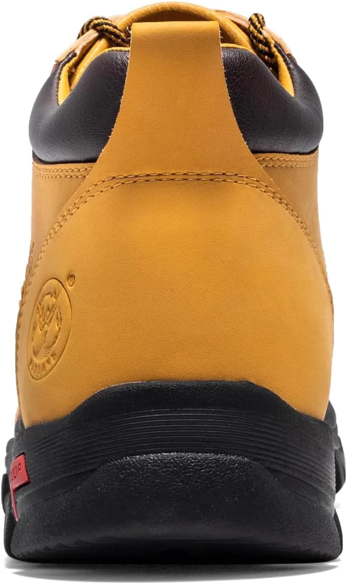 FLYLAND Men's Casual Leather Shoes Chukka Ankle Boots Handmade Fashion Shoes Non Slip Breathable Comfortable Mid Top for Driving Walking Outdoor