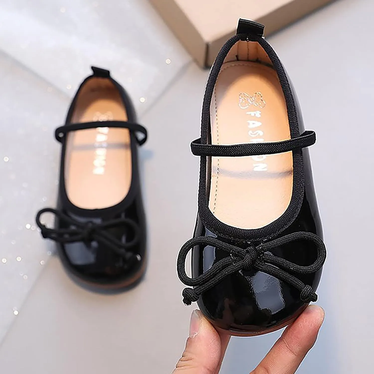 Girls Shoes Autumn Children Princess Shoes Non Slip Soft Sole Leather Shoes Bowknot Single Shoes baby girl nice outfits