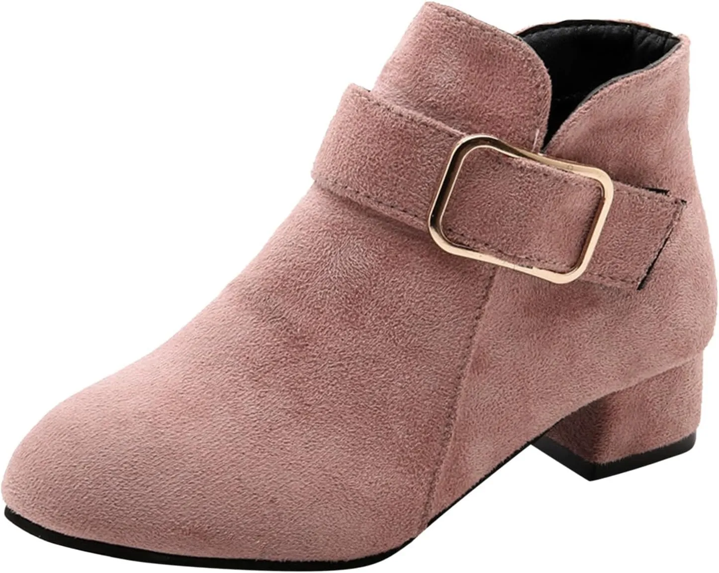 Girls Short Boots Ankle Boots Side Zipper Boots Lace up Waterproof Combat Shoes Comfortable Snow Boots
