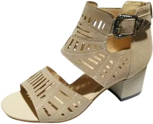 GUNIYIFS Womens Peep Toe Sandals High Heel Sandals Ankle Strap Sandals Hollow Out Chunky Low Heeled Cutout Stacked Heel Sandal