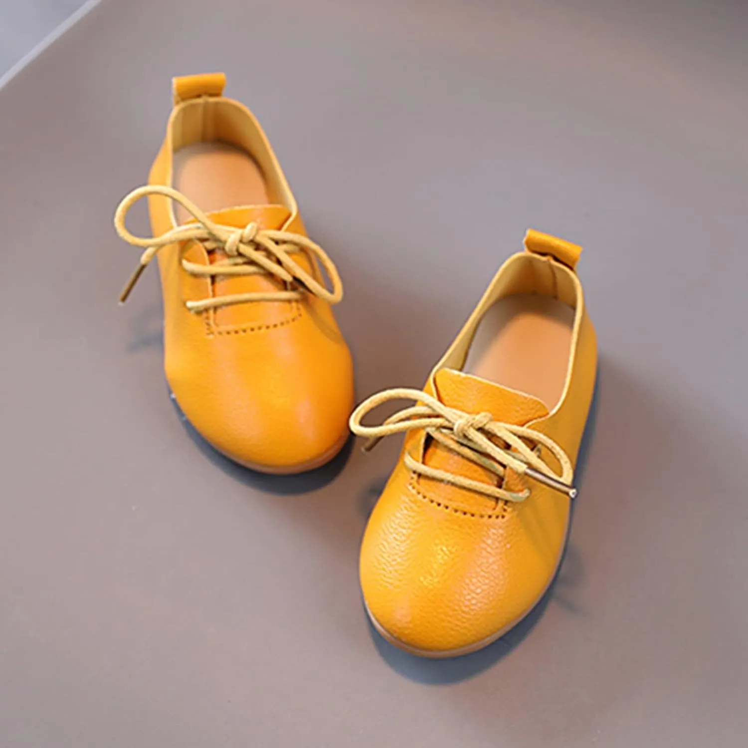Infant Boys Girls Loafers Classic Pu Leather Wedding Shoes Toddler Lazy Crib 𝐎xford First Walking Flat ﻿﻿