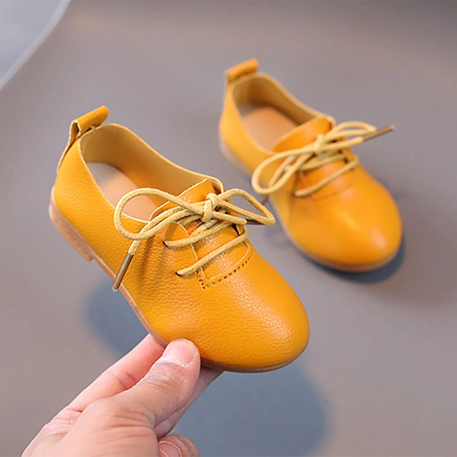 Infant Boys Girls Loafers Classic Pu Leather Wedding Shoes Toddler Lazy Crib 𝐎xford First Walking Flat ﻿﻿