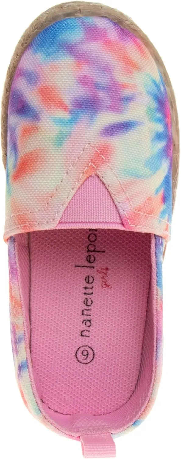 JOSMO Girls Lowtop Sneakers - Espadrille Low Tops Casual Shoes (5-10 Toddler Sizes)