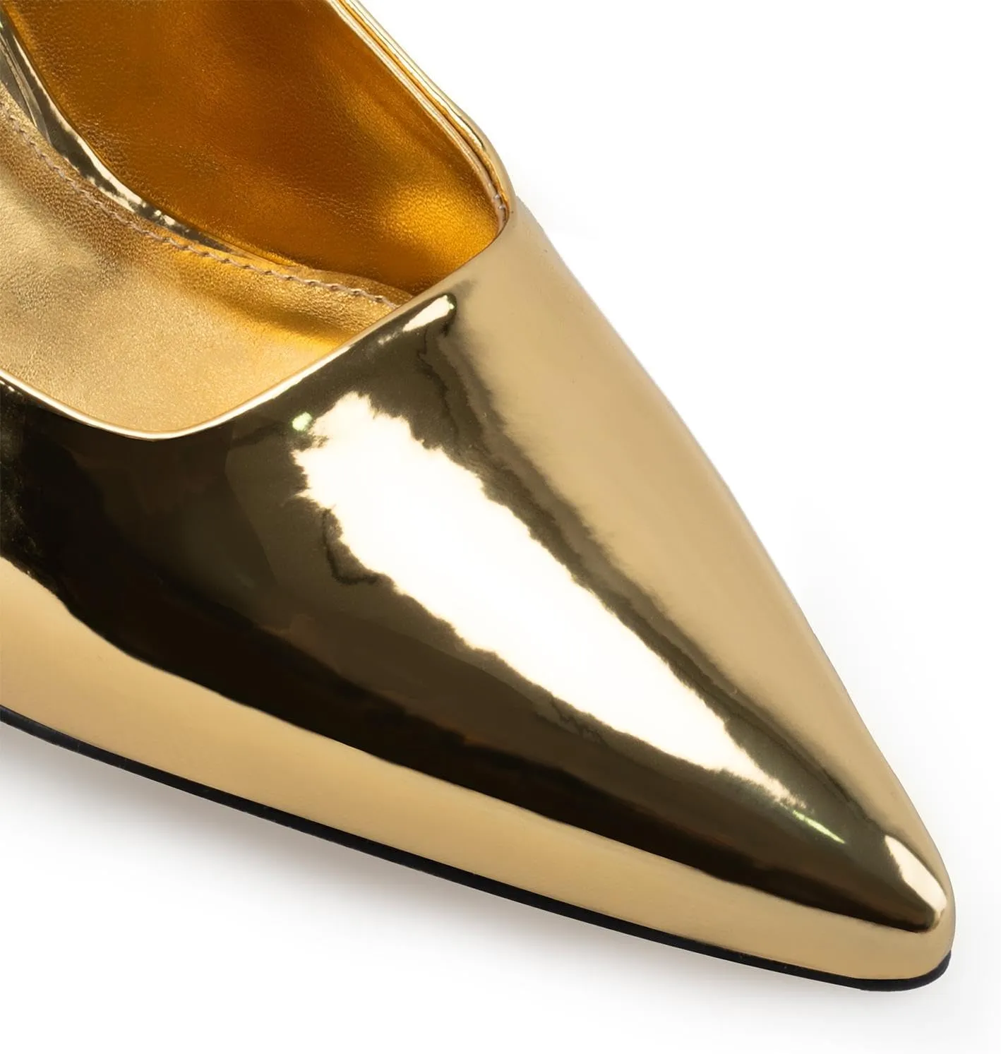 KaroNairy Stiletto Heels for Women Pointed Toe Slingback Heels Closed Toe mid Heel Wedding Dress Pumps Shoes with Buckles