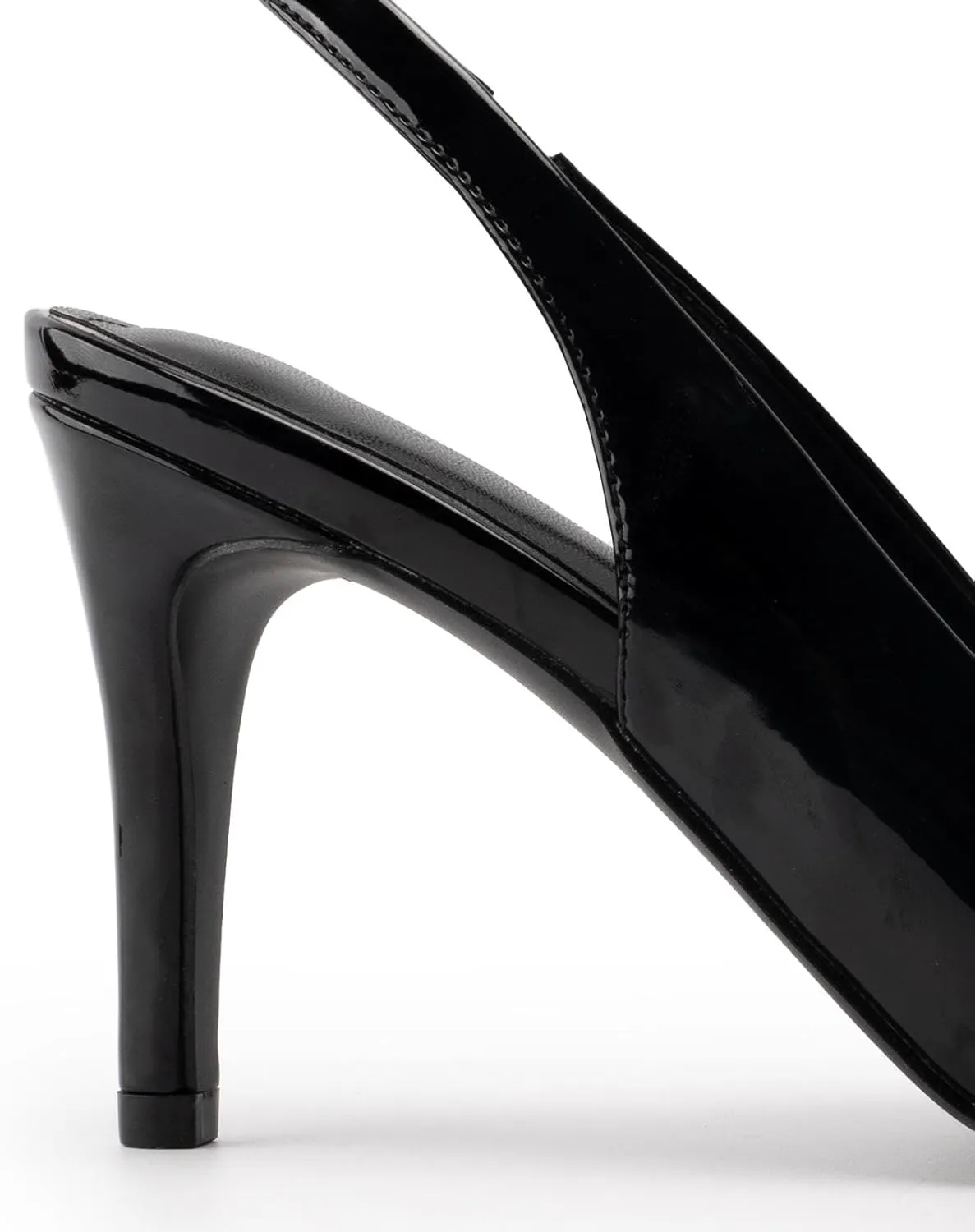 KaroNairy Stiletto Heels for Women Pointed Toe Slingback Heels Closed Toe mid Heel Wedding Dress Pumps Shoes with Buckles