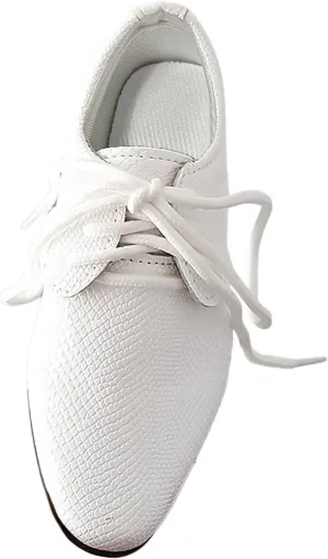 Kids Boys Latin Dance Shoes Lace-up Profession Ballroom Tango Performance Standard British Modern Dancing Shoes