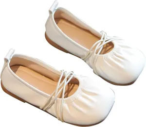 Kids Girls Shoes Spring/Autumn Solid Short Heel Alternate Tie Casual Shoes Party Birthday School baby girls' clothing