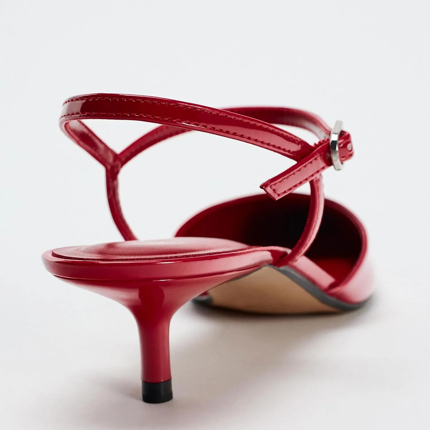 Kitten Heels for Women Elegant Slingback Strappy Pointed Fashion Breathable and Comfortable Footwear Perfect for Weddings Sumps Shoes