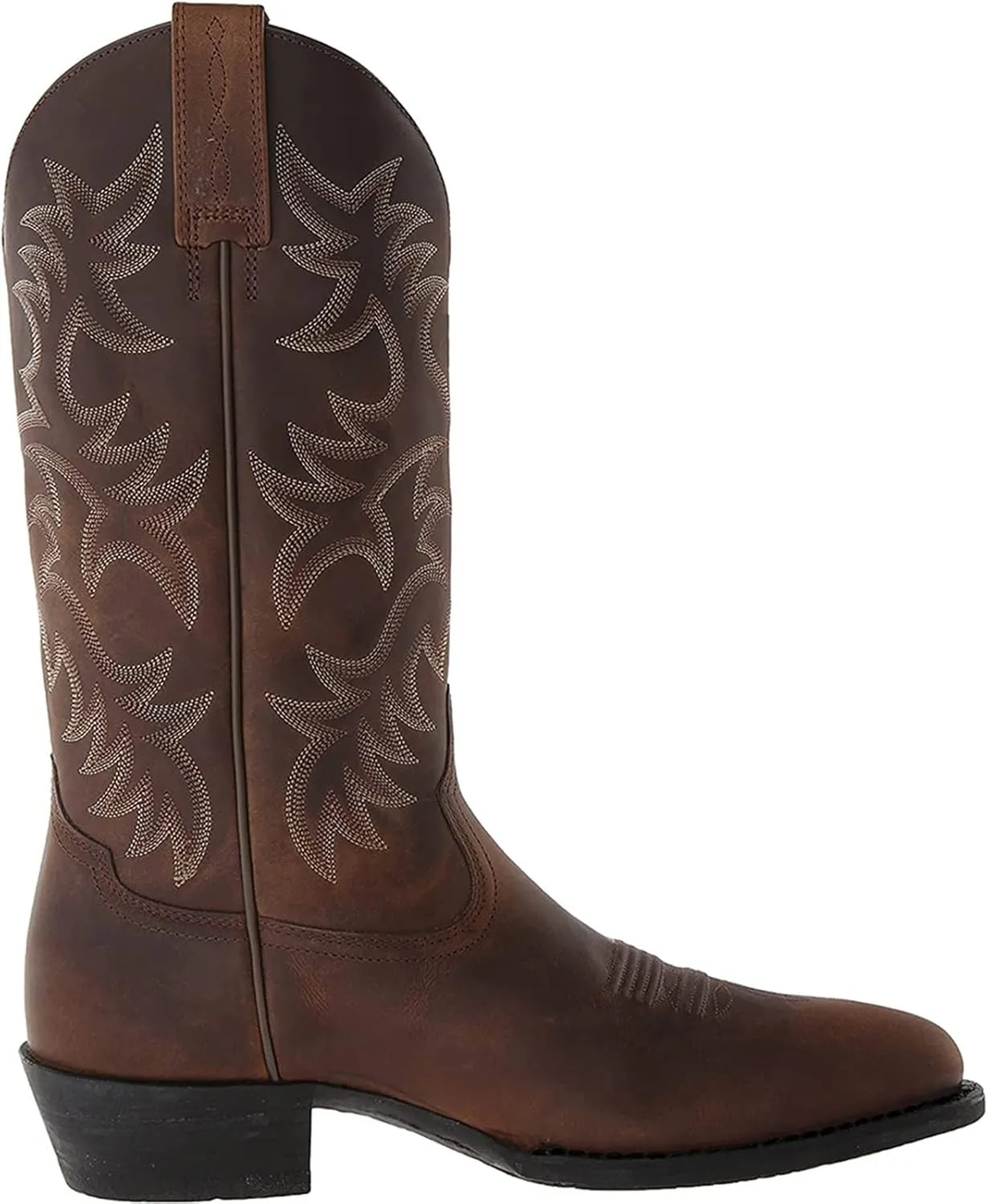 Lausiuoe Cowboy Boots For Women Mid Calf Cowgirl Western Boots Embroidery Low Heel Knee High Chunky Fall Booties 2022