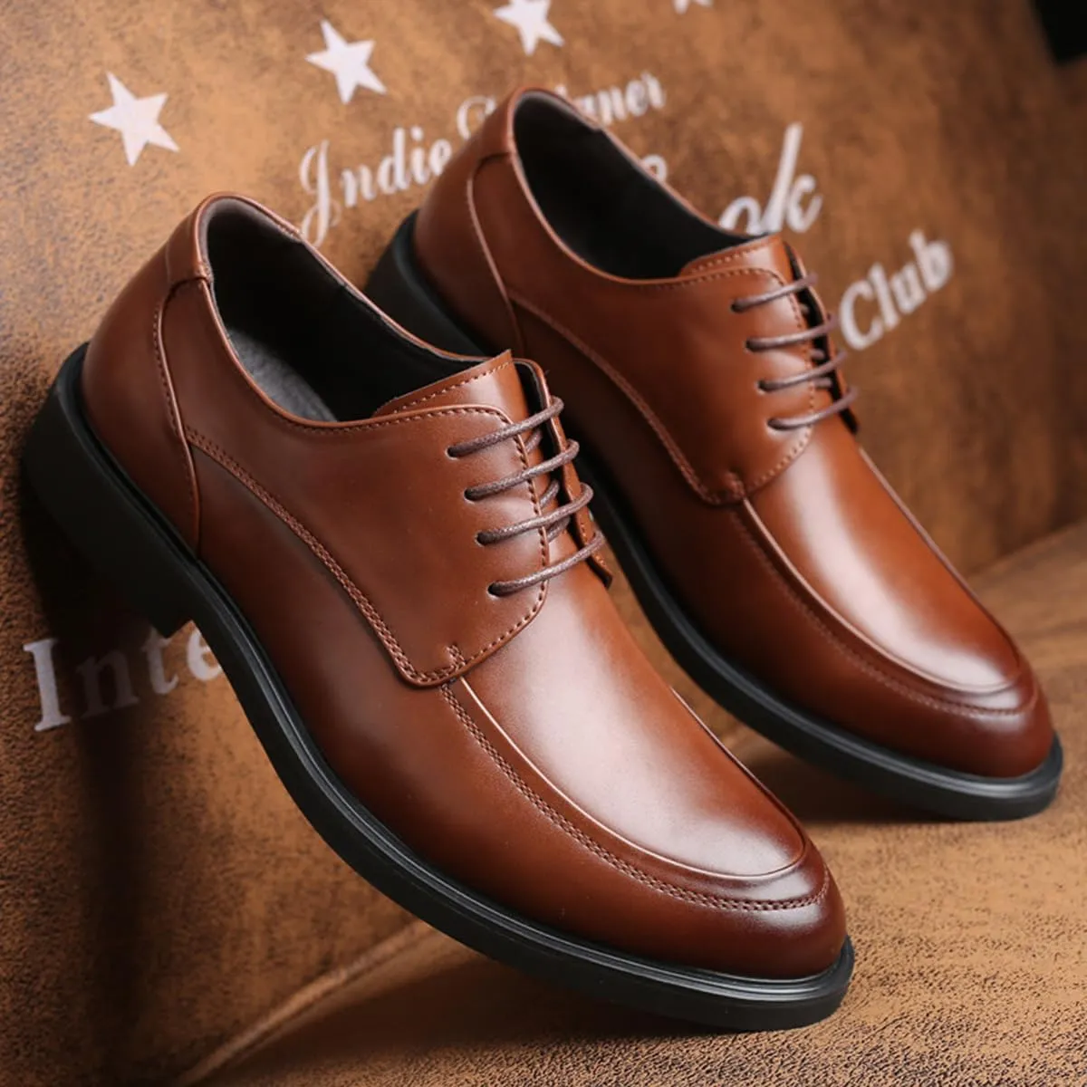 Men's Dress Shoes Classic Oxfords Shoes for Men Formal Business Suit Tuxedo Shoes Lace Up Derby Men Shoes