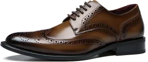Mens Dress Shoes Oxfords Casual Retro Classic Comfortable Formal Derby Business Dress Shoes for Men
