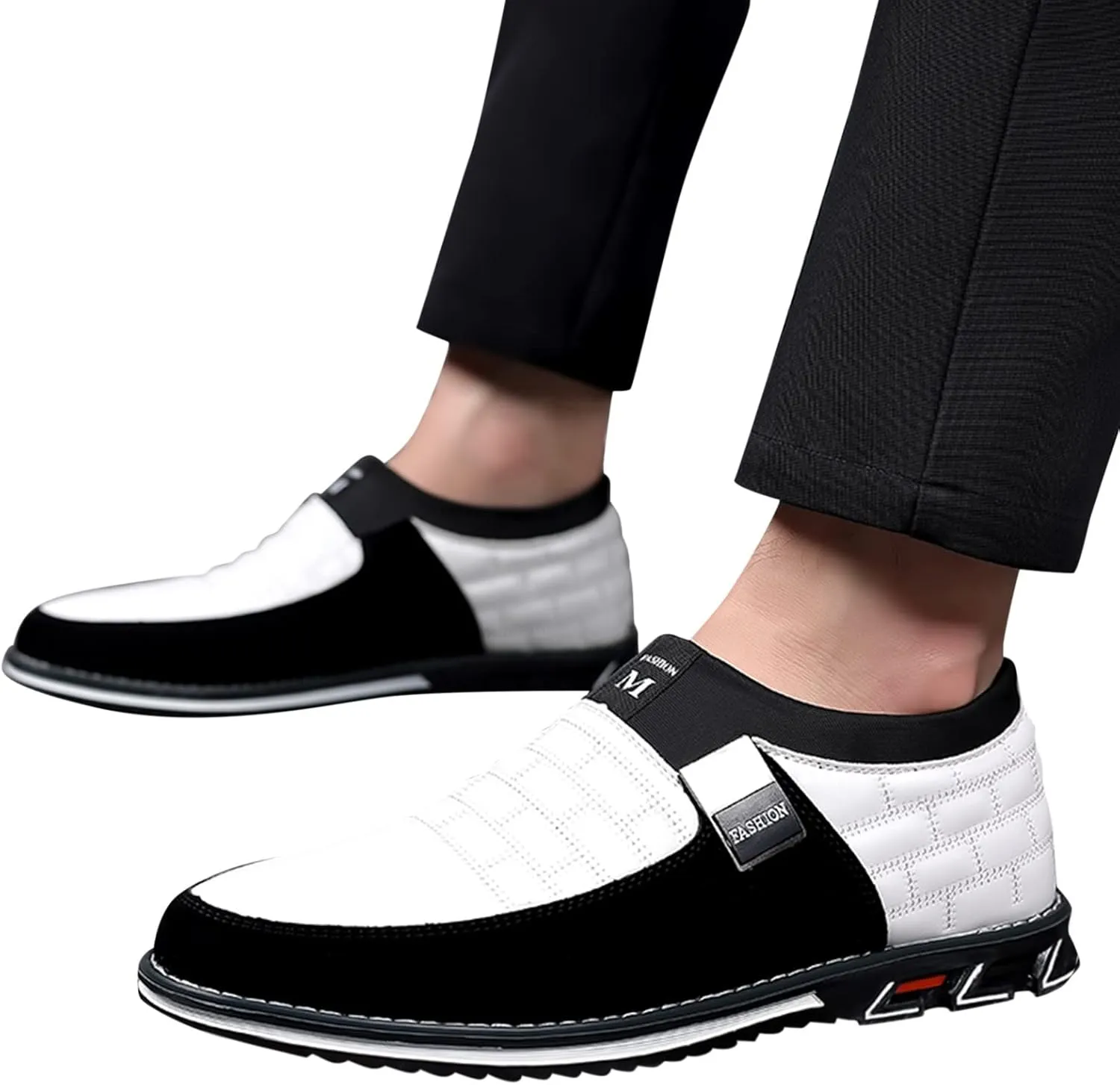 Men's Dress Shoes Size 13 Wide Fashion Style Men's Breathable Comfortable Business Slip On Work Leisure Mens Dress Shoes
