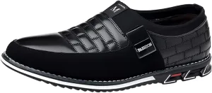 Men's Dress Shoes Size 13 Wide Fashion Style Men's Breathable Comfortable Business Slip On Work Leisure Mens Dress Shoes