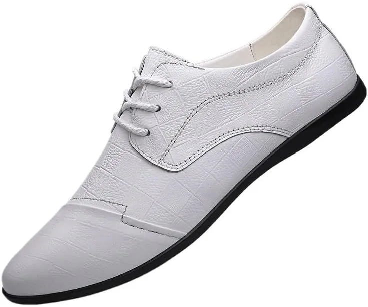 Mens Driving Dress Flats Shoes Patent Leather Breathable Monk Strap Shoes Classic Italian Lace-up Bean Shoes Men's Slip on Dress Loafers