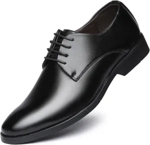 Men's Lace Up Formal Modern Oxford Dress Shoes Classic Durable Comfortable Business Derby Shoes for Men