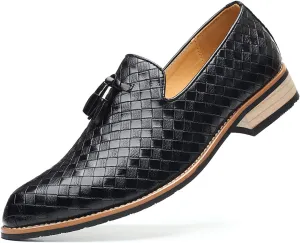 Men's Loafers Dress Shoes with Tassels Formal Oxfords Slip On Moccasin Driving Shoes Business Wedding Shoes