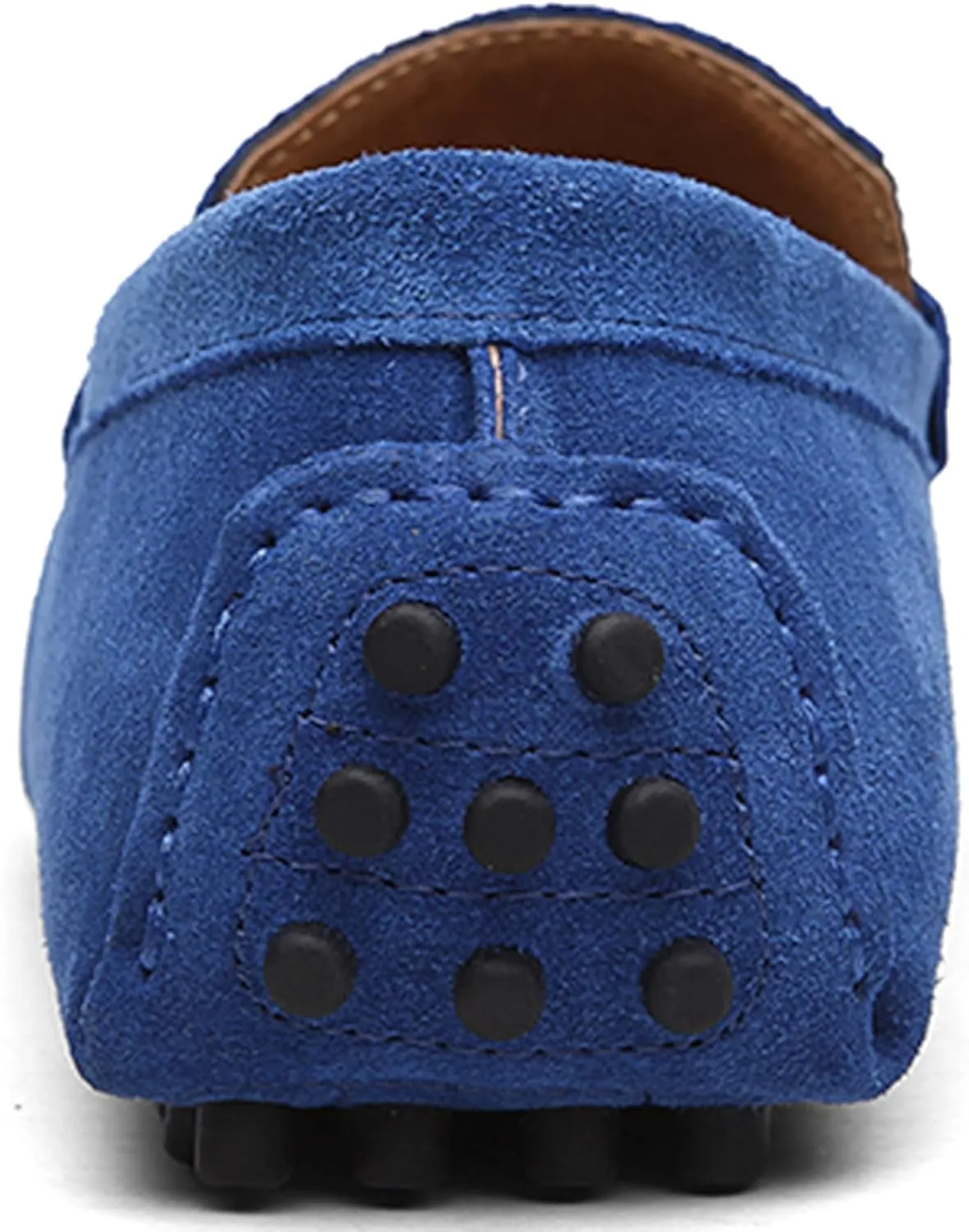 Men's Penny Loafers Moccasin Suede Leather Slip On Casual Dress Driving Shoes