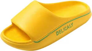 Mens Shower Shoes Womens Slides Bathroom Slippers Men Slides for Women House Quick Drying Ultimate Comfort Slippers