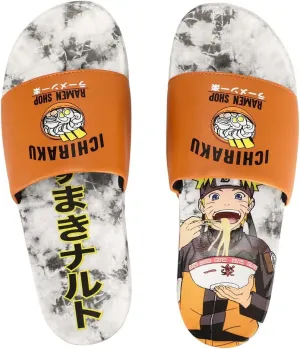Naruto Shippuden Ichiraku Ramen Shop Men's Sandals Slides-Medium