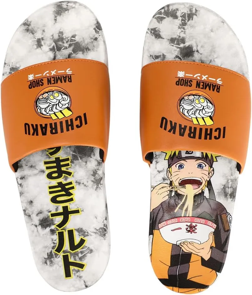 Naruto Shippuden Ichiraku Ramen Shop Men's Sandals Slides-Medium