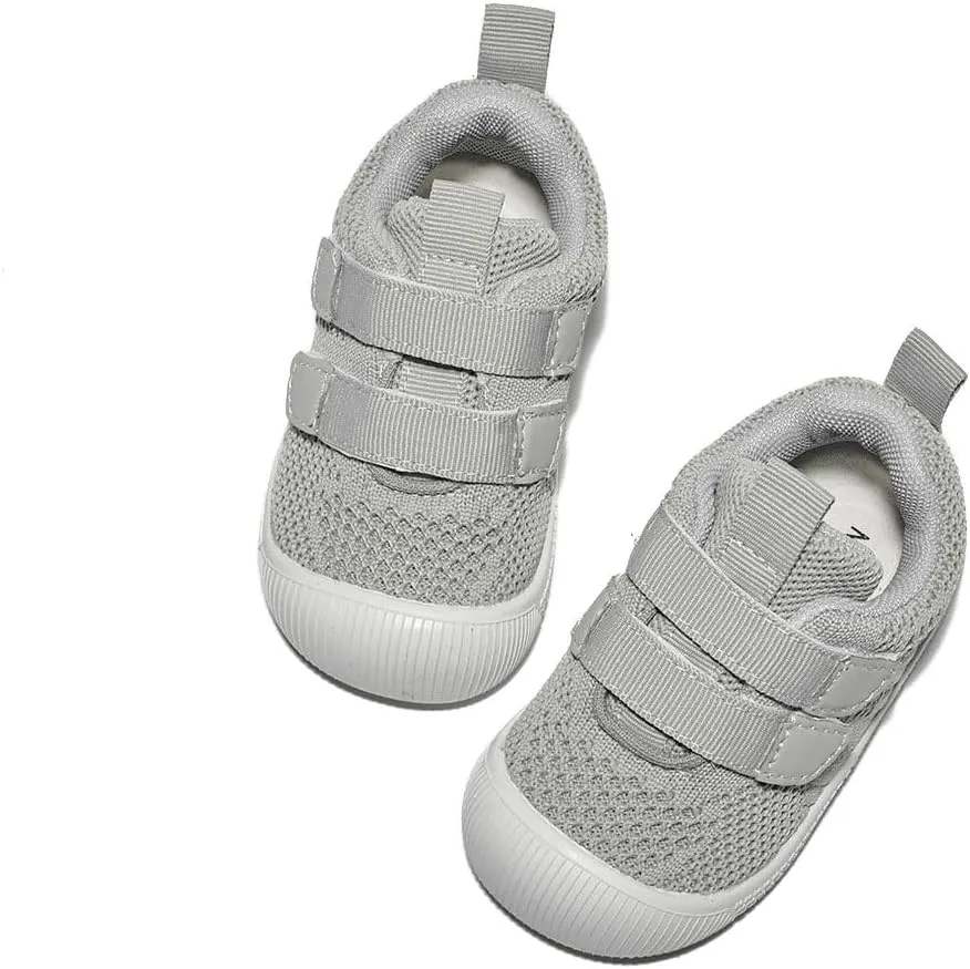 Newsonet Baby Shoes Boy Girl First Walker Shoes Barefoot Mesh Walking Shoes Lightweight Non-Slip Sneakers Toddler Infant for 6 9 12 18 24 Months