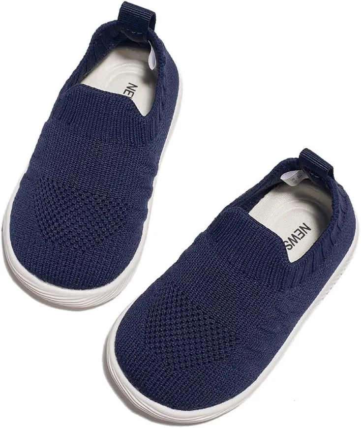 Newsonet Baby Shoes Boy Girl First Walker Shoes Barefoot Mesh Walking Shoes Lightweight Non-Slip Sneakers Toddler Infant for 6 9 12 18 24 Months