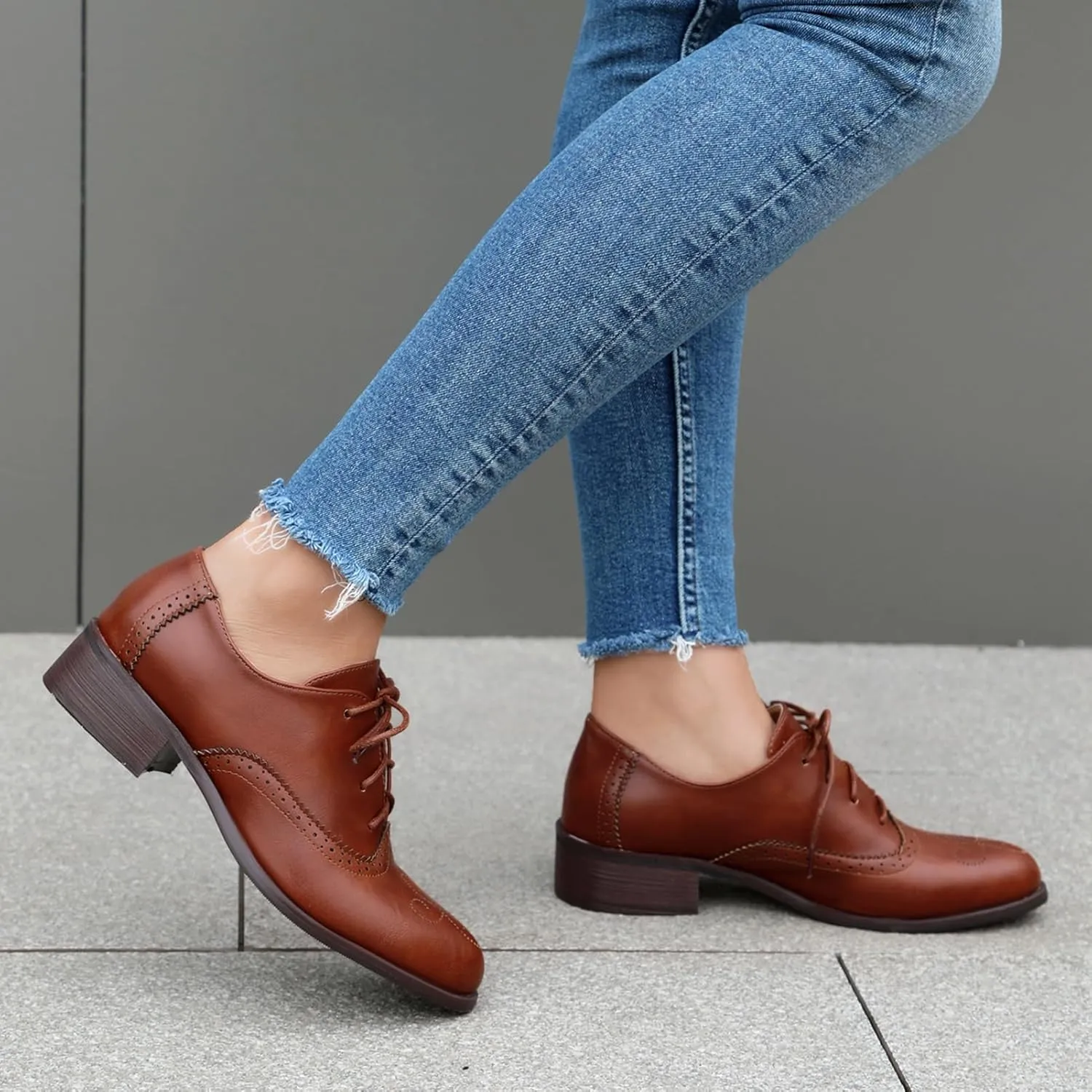Roimaash Womens Brogues and Oxfords Unisex Shoes