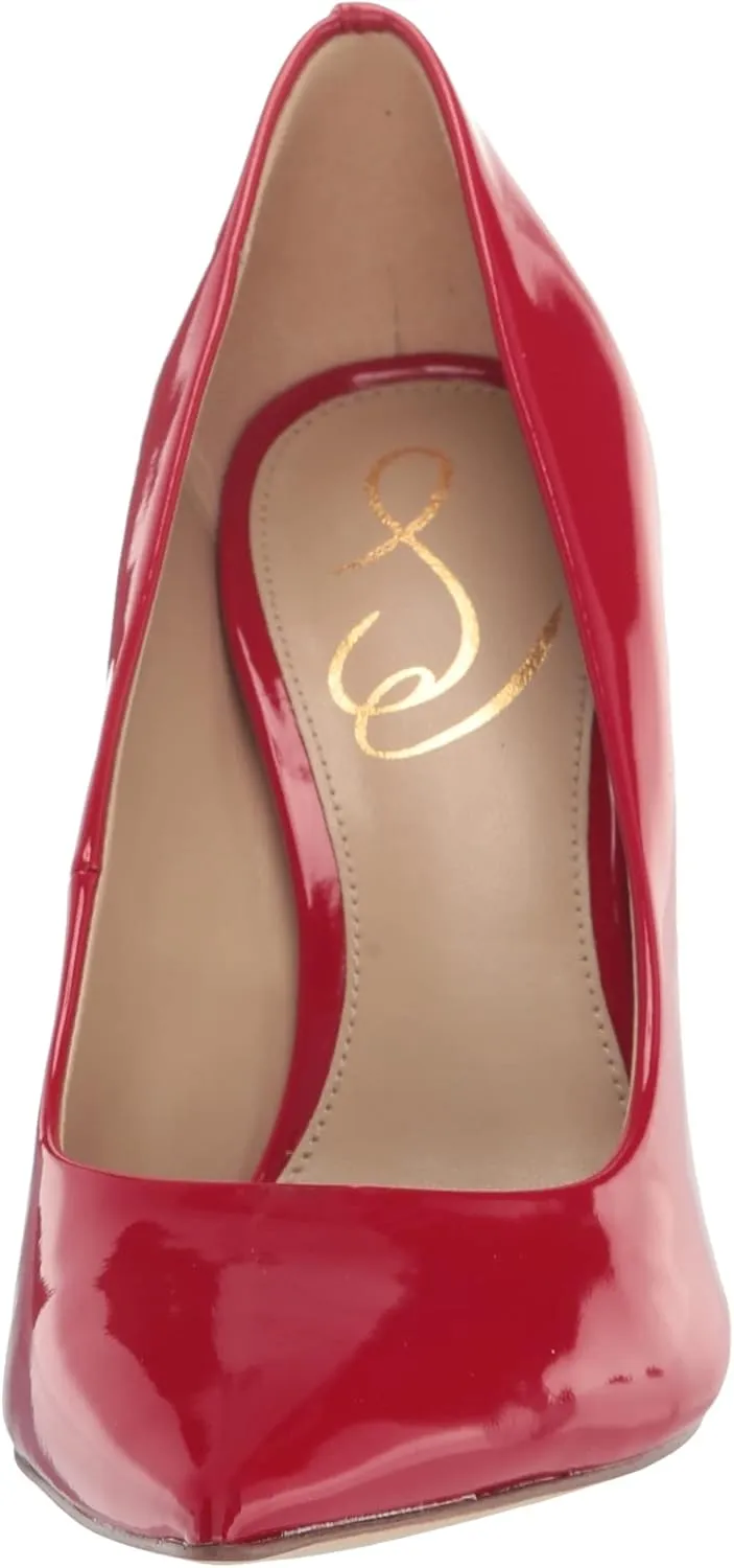 Sam Edelman Hazel Washed Marigold Stiletto Heel Pointed Toe Wide Dress Pumps