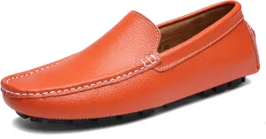 Santimon Mens Casual Loafer Slip-on Moccasin Boat Shoes Flat Driving Shoes