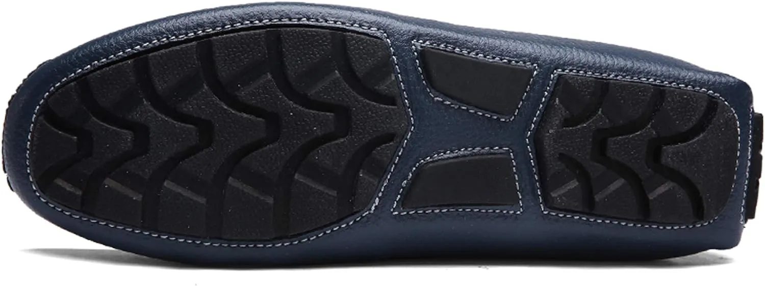 Santimon Mens Casual Loafer Slip-on Moccasin Boat Shoes Flat Driving Shoes