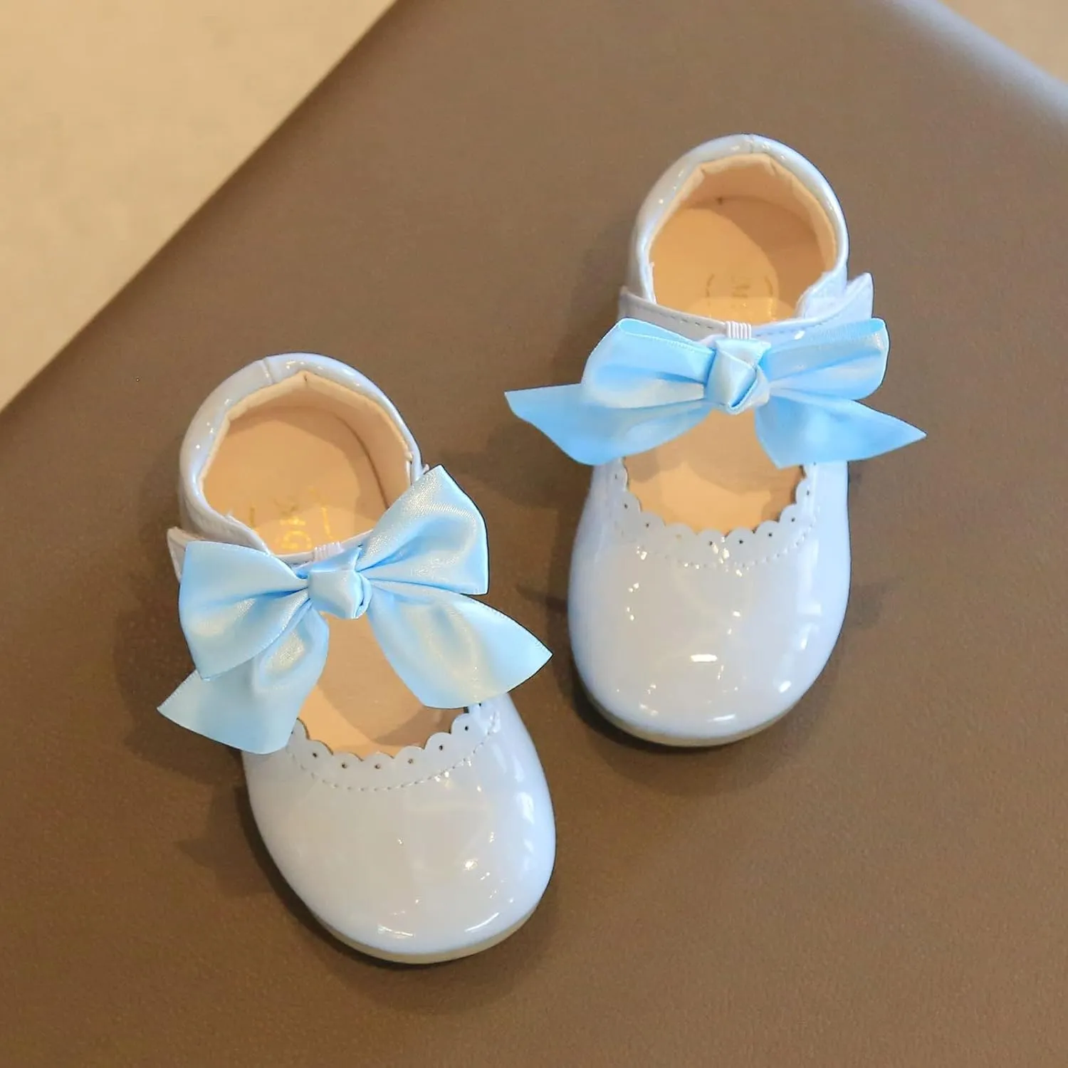 School Uniform Dress Shoes for Toddler Girls Mary Jane Flats Flower Girl Shoes Little Kid Ballet Shoes Church Kids Shoes