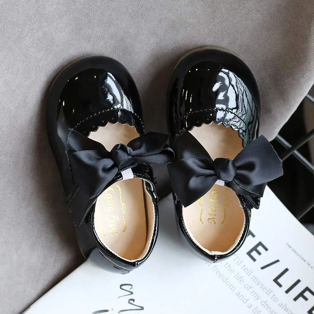 School Uniform Dress Shoes for Toddler Girls Mary Jane Flats Flower Girl Shoes Little Kid Ballet Shoes Church Kids Shoes
