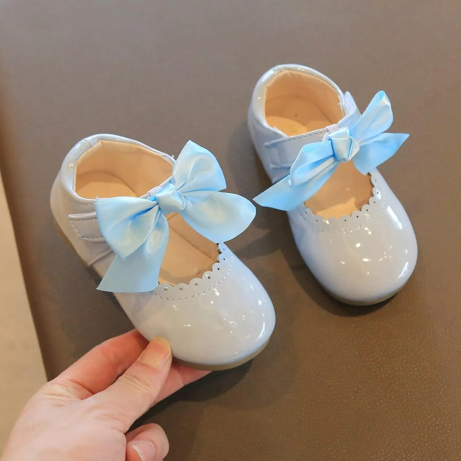 School Uniform Dress Shoes for Toddler Girls Mary Jane Flats Flower Girl Shoes Little Kid Ballet Shoes Church Kids Shoes
